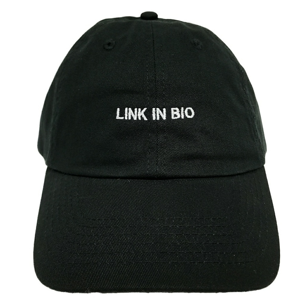 Link in bio hat
